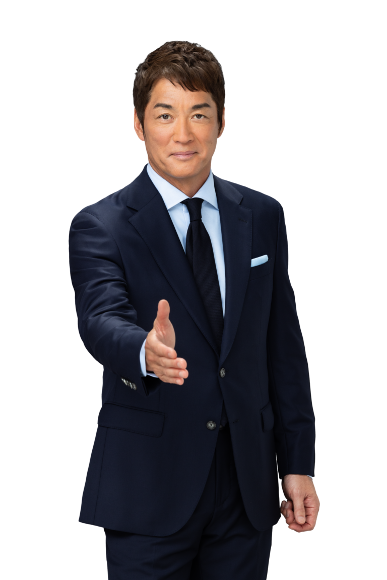 長嶋一茂の公式人物素材を使用したお問い合わせ導線のブランドビジュアル