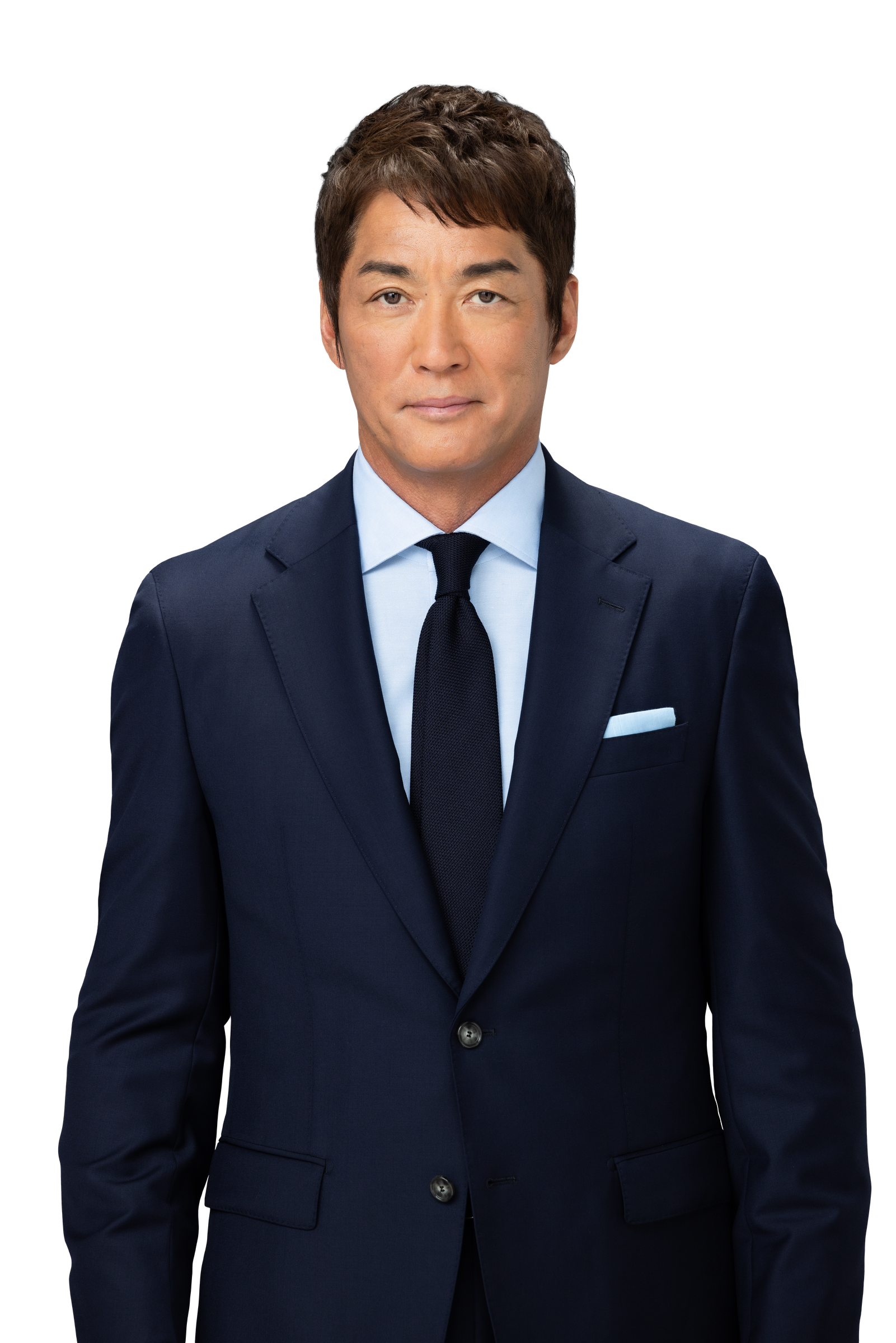 長嶋一茂の公式人物素材を使用したお問い合わせページのブランドビジュアル