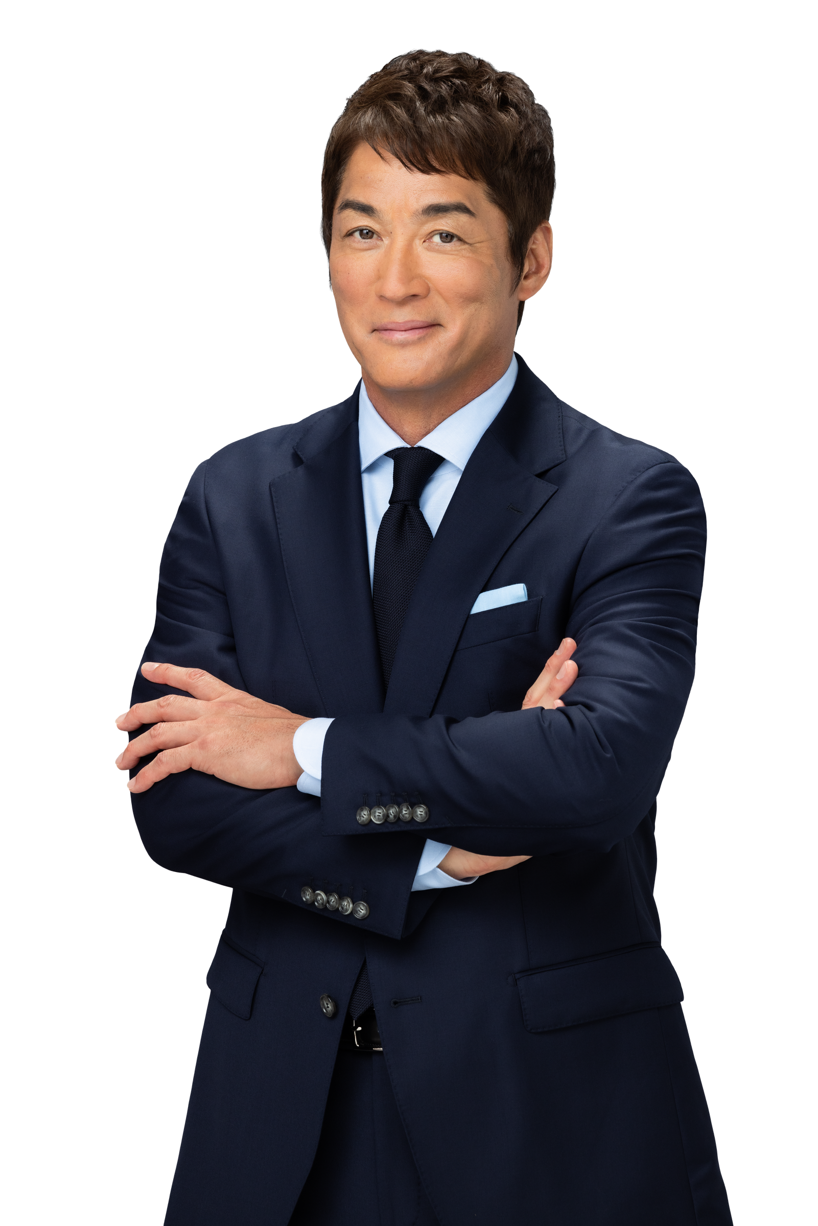 長嶋一茂の公式人物素材を使用した買収相談ページのブランドビジュアル